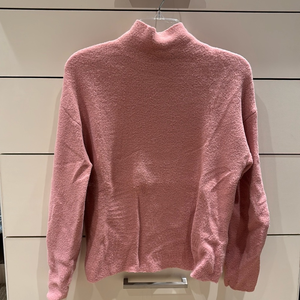 Express Pink Mock Turtleneck Sweater